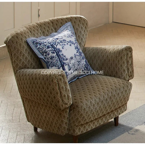 Indigo Jungle Hand-Painted French Vintage Oriental Throw Pillow Covers - The Finishing Touch Decor