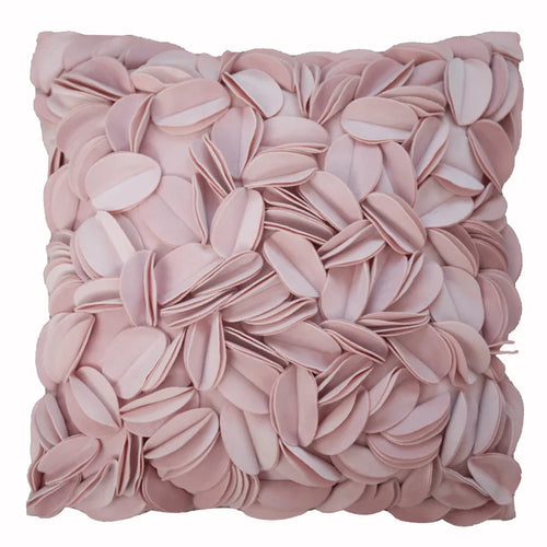 Spring Solid Color Romantic Flower Petals Throw Pillow Covers - 45x45cm - The Finishing Touch Decor