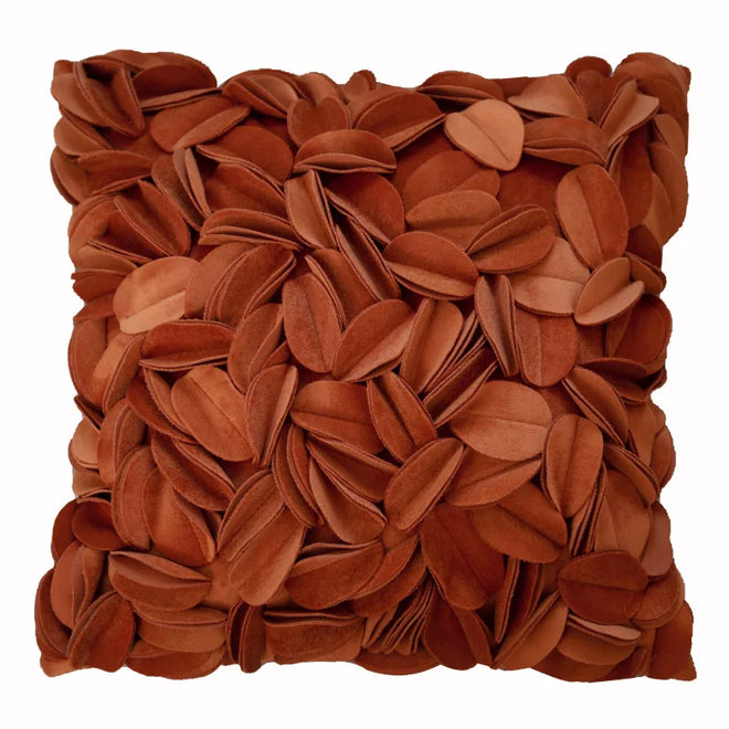 Spring Solid Color Romantic Flower Petals Throw Pillow Covers - 45x45cm - The Finishing Touch Decor