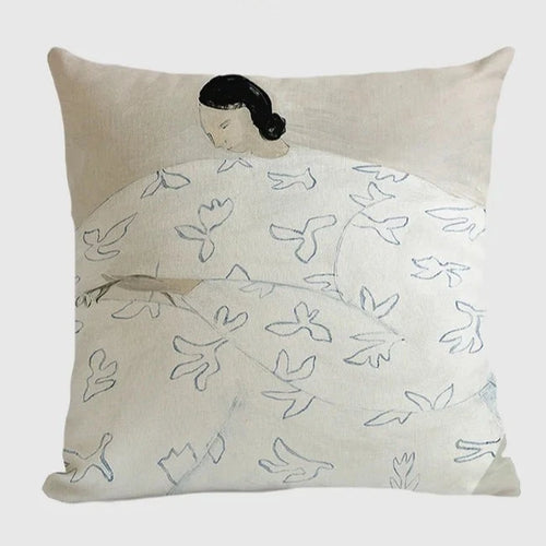 Sofia Lind Print Handmade Nordic Swedish Throw Pillow Covers - The Finishing Touch Decor