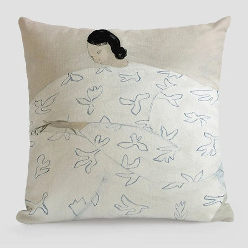 Sofia Lind Print Handmade Nordic Swedish Throw Pillow Covers - The Finishing Touch Decor