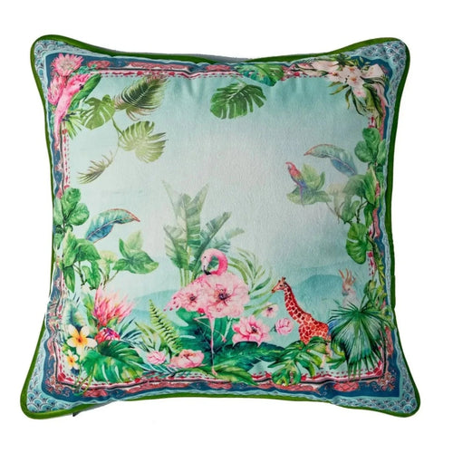 Jungle Leopard Print Velvet Throw Pillow Covers - The Finishing Touch Decor