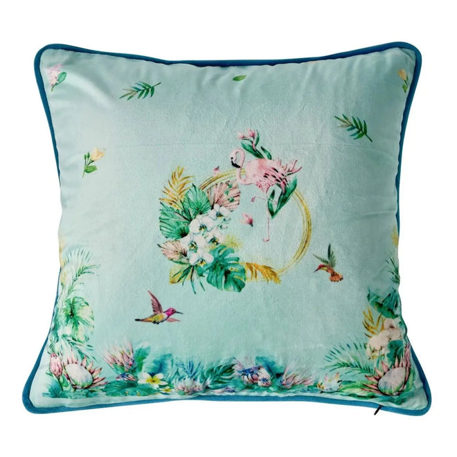 Jungle Leopard Print Velvet Throw Pillow Covers - The Finishing Touch Decor