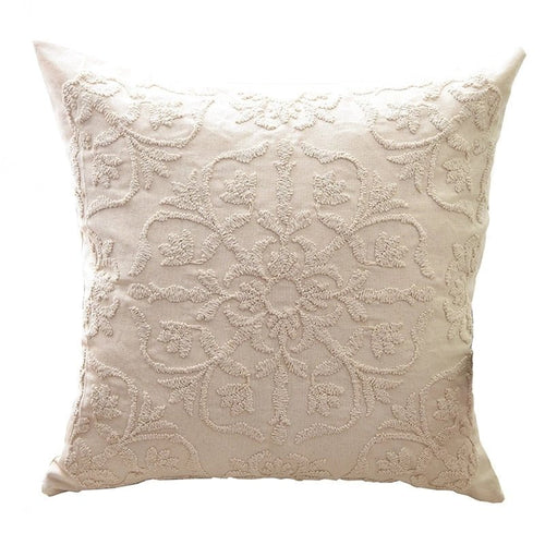Beautiful Rope Embroidered Pattern Throw Pillows Covers - The Finishing Touch Decor