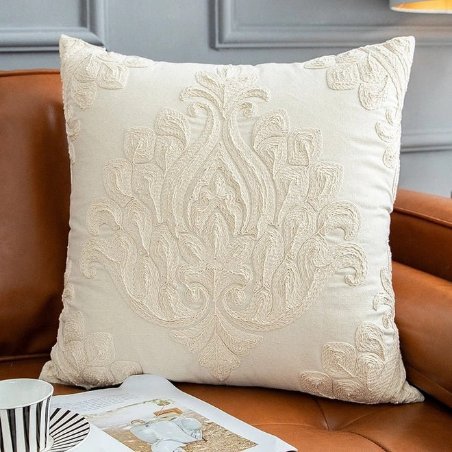 Beautiful Rope Embroidered Pattern Throw Pillows Covers - The Finishing Touch Decor