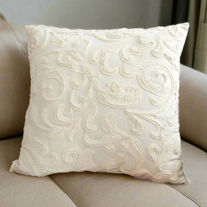 Beautiful Rope Embroidered Pattern Throw Pillows Covers - The Finishing Touch Decor