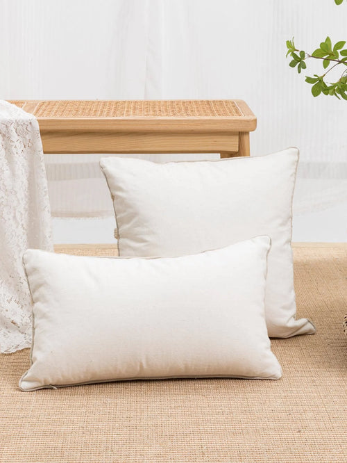 Cream Textured Pattern Nordic Throw Pillow Covers - The Finishing Touch Decor