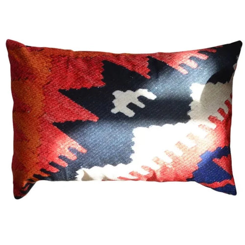 Colorful Pattern Lumbar Bohemian Throw Pillow Covers - The Finishing Touch Decor