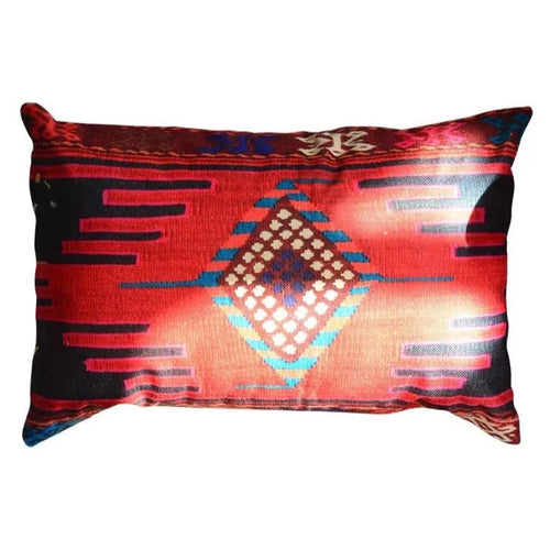Colorful Pattern Lumbar Bohemian Throw Pillow Covers - The Finishing Touch Decor