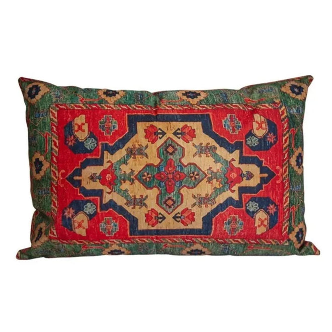 Colorful Pattern Lumbar Bohemian Throw Pillow Covers - The Finishing Touch Decor