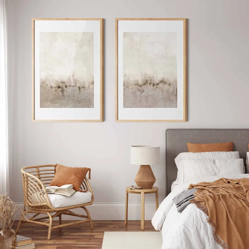 Sand Color Neutral Wall Art Canvas Painting Nordic Art Modern Print - The Finishing Touch Decor