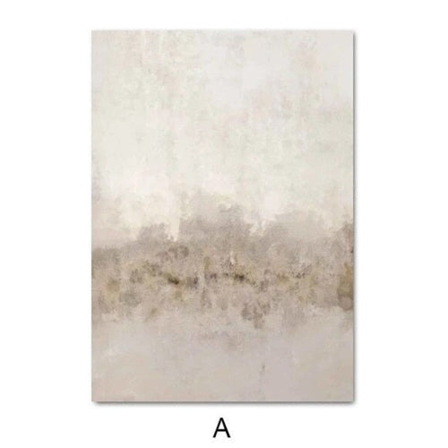 Sand Color Neutral Wall Art Canvas Painting Nordic Art Modern Print - The Finishing Touch Decor