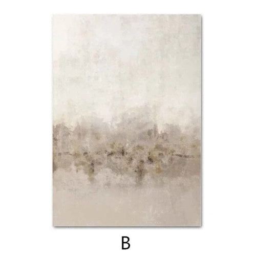 Sand Color Neutral Wall Art Canvas Painting Nordic Art Modern Print - The Finishing Touch Decor