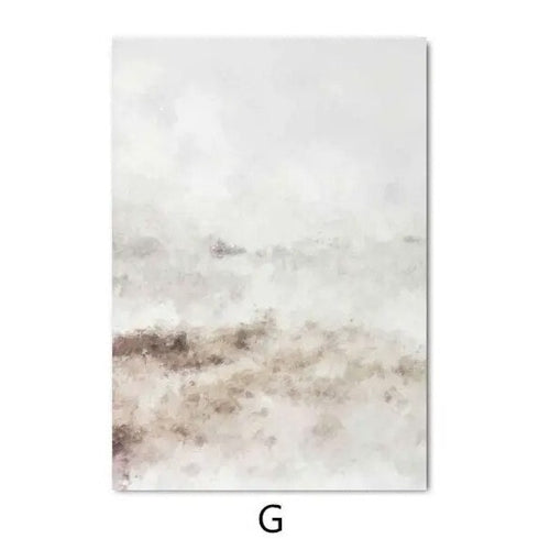 Sand Color Neutral Wall Art Canvas Painting Nordic Art Modern Print - The Finishing Touch Decor