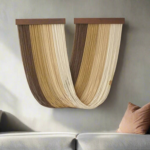 Scandinavian Yarn Art Macrame Wall Hanging - The Finishing Touch Decor