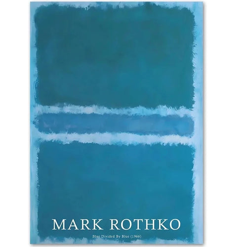 Color Block Mark Rothko Exhibition Poster Print Wall Art - The Finishing Touch Decor