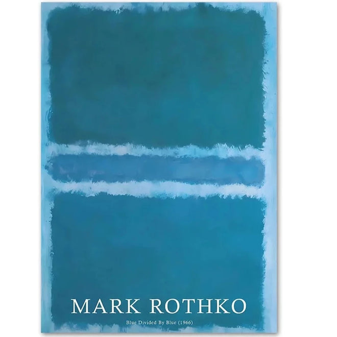 Color Block Mark Rothko Exhibition Poster Print Wall Art - The Finishing Touch Decor