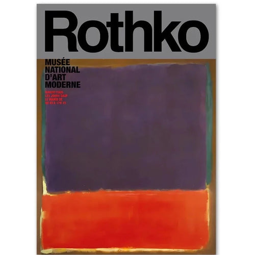 Color Block Mark Rothko Exhibition Poster Print Wall Art - The Finishing Touch Decor