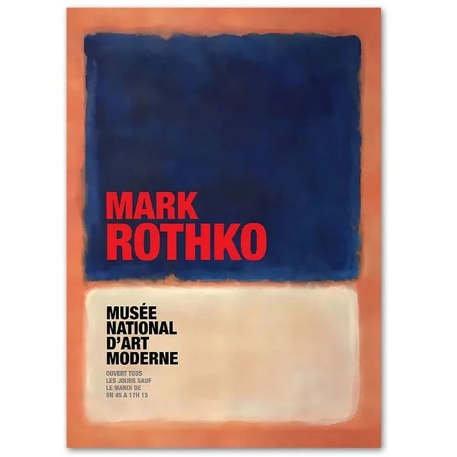 Color Block Mark Rothko Exhibition Poster Print Wall Art - The Finishing Touch Decor