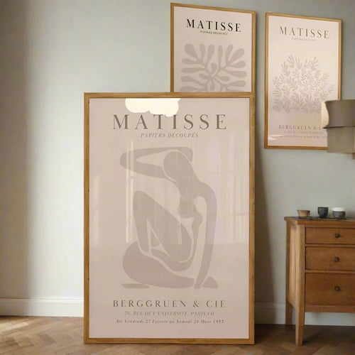 Assorted Beige Matisse and Picasso Neutral Print Wall Canvas - The Finishing Touch Decor