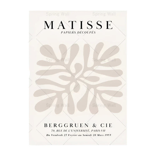 Assorted Beige Matisse and Picasso Neutral Print Wall Canvas - The Finishing Touch Decor