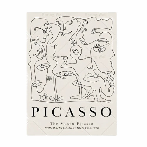 Assorted Beige Matisse and Picasso Neutral Print Wall Canvas - The Finishing Touch Decor