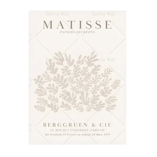 Assorted Beige Matisse and Picasso Neutral Print Wall Canvas - The Finishing Touch Decor