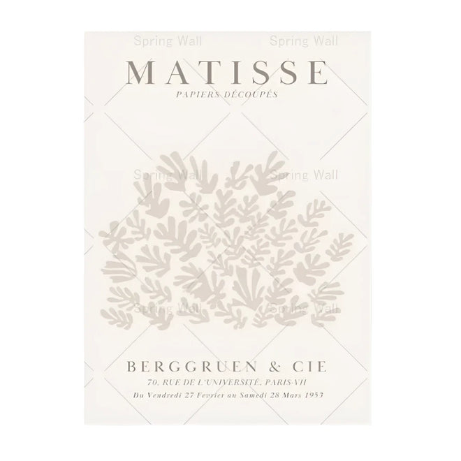 Assorted Beige Matisse and Picasso Neutral Print Wall Canvas - The Finishing Touch Decor