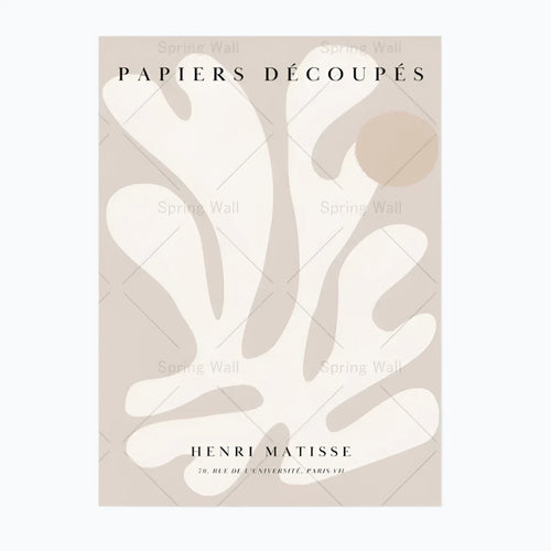 Assorted Beige Matisse and Picasso Neutral Print Wall Canvas - The Finishing Touch Decor