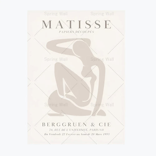 Assorted Beige Matisse and Picasso Neutral Print Wall Canvas - The Finishing Touch Decor