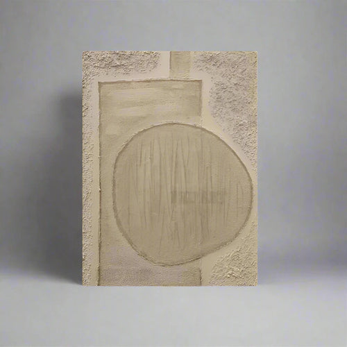 Hand Painted Brown Abstract Texture Oil Mural Painting - The Finishing Touch Decor