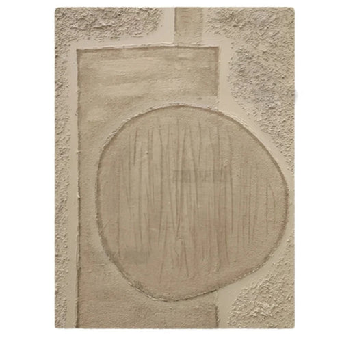 Hand Painted Brown Abstract Texture Oil Mural Painting - The Finishing Touch Decor