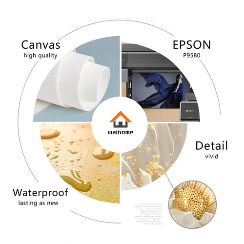 Lifelike Gold Leaf White Blooming Flowers Canvas Art - The Finishing Touch Decor