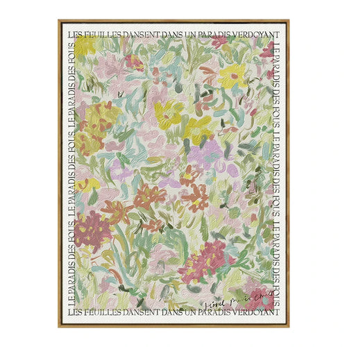 Watercolor French Flower Painting Canvas Print - The Finishing Touch Decor