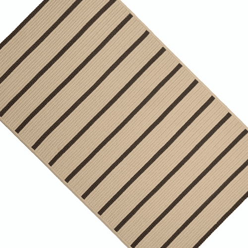Braided Woven Fiber Striped Indoor/Outdoor Area Rug 8x11 - The Finishing Touch Decor