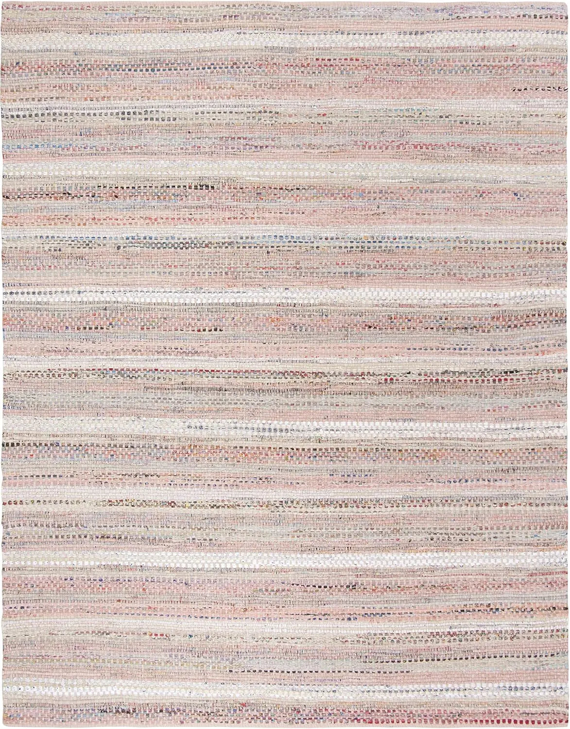 Woven Handmade Bohemian Stripe Area Rug - 8' X 10' - The Finishing Touch Decor