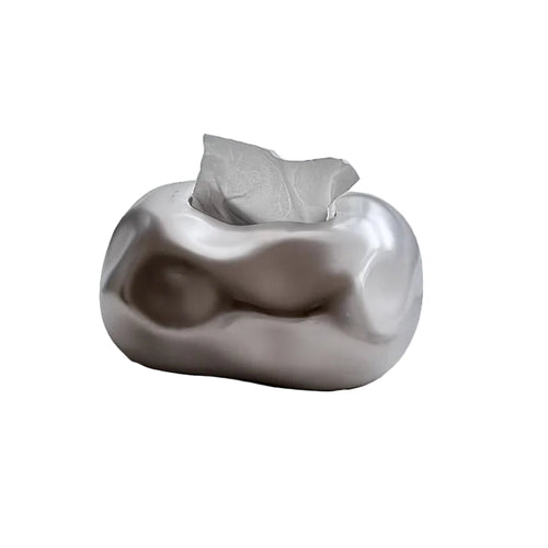 Nordic Ceramic Tissue Box Advanced Napkin Holder Living Room Dining Table Tissue Case Household Tissue Storage Box Decoration