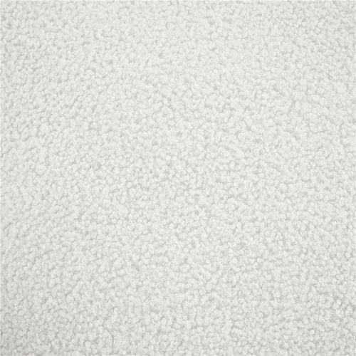 Modern White Boucle Barrel Swivel Accent Armchair - The Finishing Touch Decor