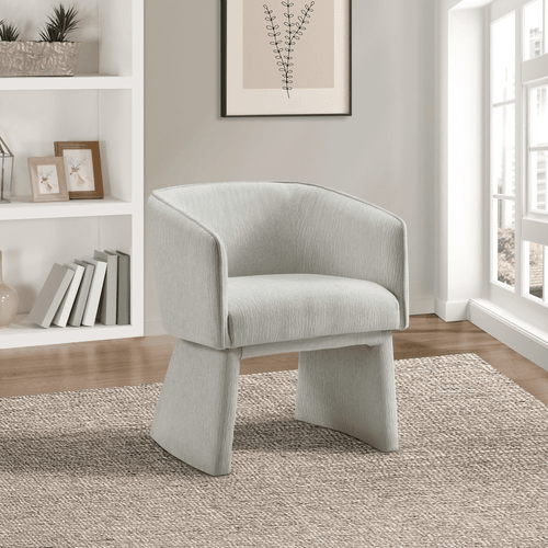 New Modern Structured Scandi Accent Chair - The Finishing Touch Decor
