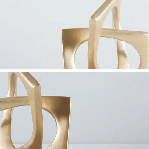 Geometric Infinity Square Resin Table Ornaments - The Finishing Touch Decor