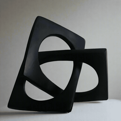 Geometric Infinity Square Resin Table Ornaments - The Finishing Touch Decor
