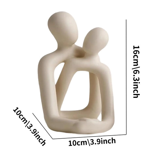 Abstract Loving Couple Candle Holder Statue - The Finishing Touch Decor