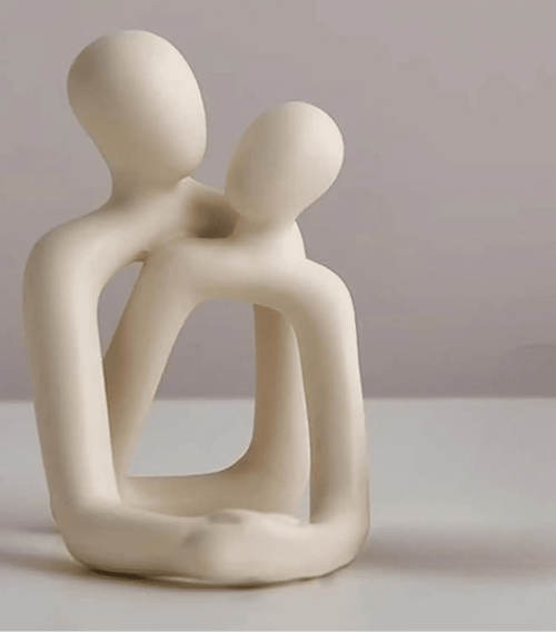 Abstract Loving Couple Candle Holder Statue - The Finishing Touch Decor