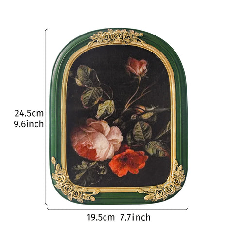 1PC, resin material three-dimensional rose home arch decoration photo frame - The Finishing Touch Decor