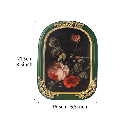 1PC, resin material three-dimensional rose home arch decoration photo frame - The Finishing Touch Decor