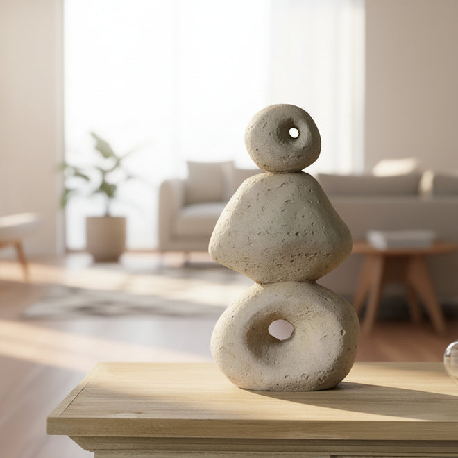 Abstract Rock Formation Imitation Stone Sculpture - The Finishing Touch Decor