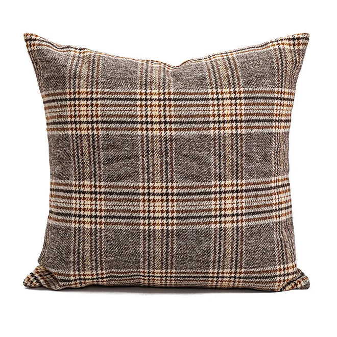 Cannes Style Cream Brown Luxury Throw Pillow Covers - The Finishing Touch Decor