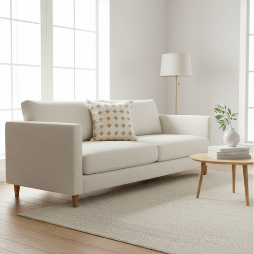 Cannes Style Cream Brown Luxury Throw Pillow Covers - The Finishing Touch Decor