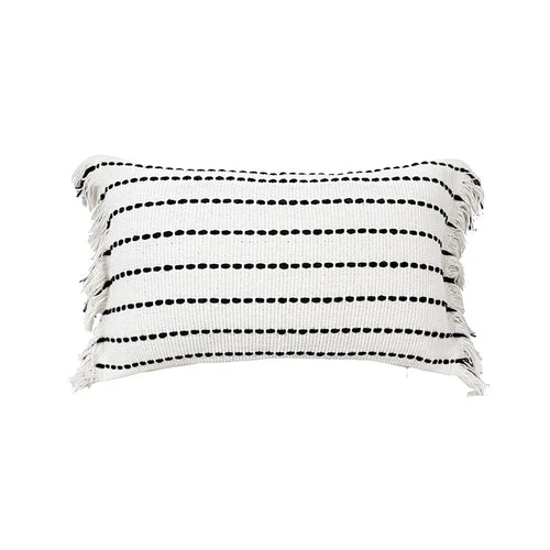 Boho Tassel Linen Weave Variety Throw Pillow Covers - The Finishing Touch Decor