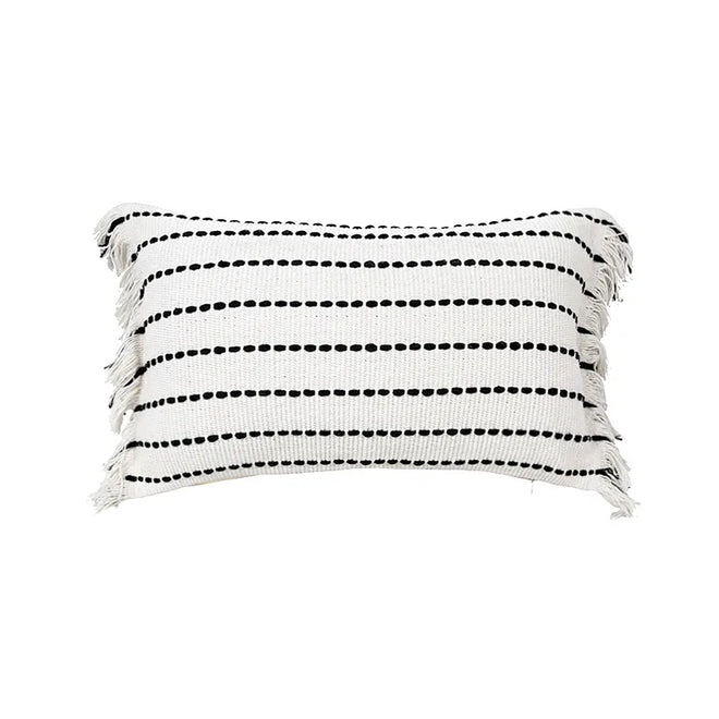 Boho Tassel Linen Weave Variety Throw Pillow Covers - The Finishing Touch Decor